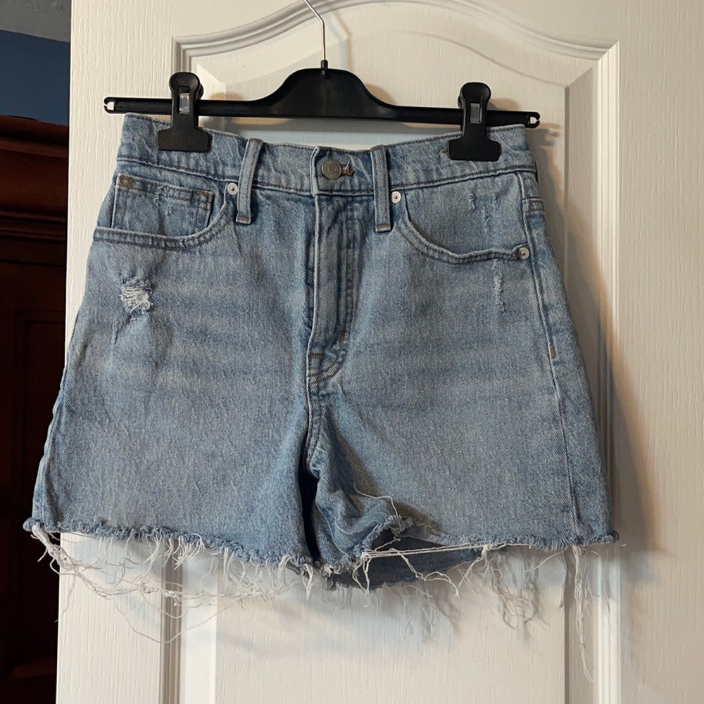 Madewell High Rise Denim Shorts